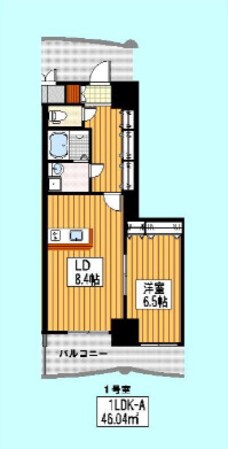 ロイヤルコンフォート渡辺通の物件間取画像